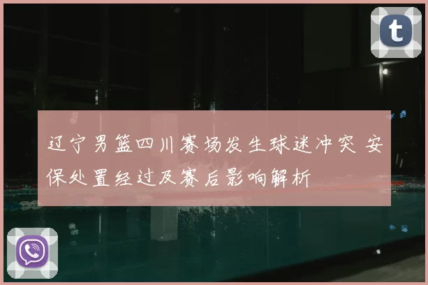 辽宁男篮四川赛场发生球迷冲突 安保处置经过及赛后影响解析
